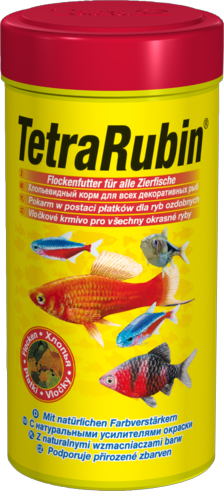 TetraRubin - корм для улучшения окраса всех видов рыб с высоким содержанием каротиноидов, хлопья, 250мл - Кликните на картинке чтобы закрыть