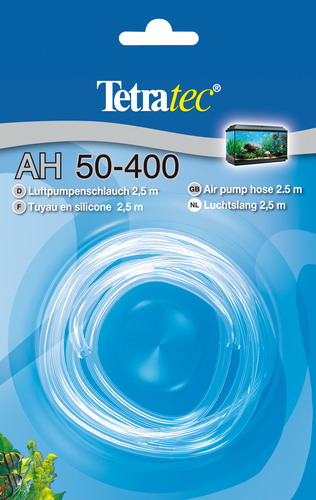 Tetratec АH 50-400 - силиконовый шланг для всех видов компрессоров 2.5м 4/6мм в блистере - Кликните на картинке чтобы закрыть