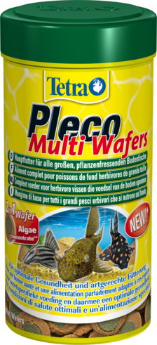 Tetra Pleco Multi Wafers корм для донных рыб в виде крупных чипсов 250мл - Кликните на картинке чтобы закрыть