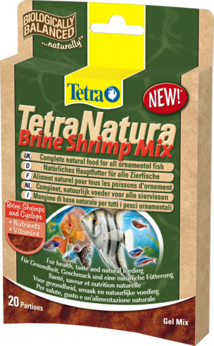 TetraNatura Brine Shrimp Mix корм для рыб с артемией и циклопом 80г - Кликните на картинке чтобы закрыть