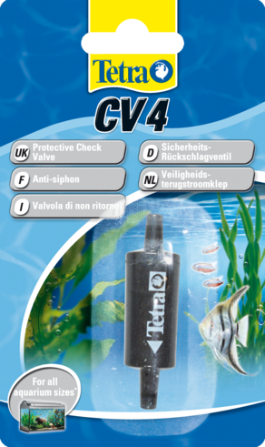 Tetratec CV-4 - обратный клапан предотвращает поступление воды в компрессор - Кликните на картинке чтобы закрыть