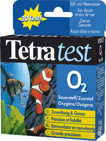 TetraTest O2-Тест на Кислород для пресной/морской воды - Кликните на картинке чтобы закрыть