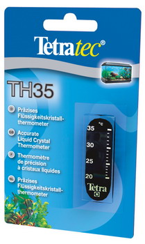 Tetratec TH35 Жидкокристаллический термометр крепится на стекло 20 - 35°С - Кликните на картинке чтобы закрыть