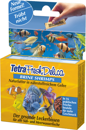 Tetra FreshDelica Артемия - натуральный корм в желе, не подвергнутый обработке, 48г - Кликните на картинке чтобы закрыть