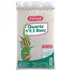 ZOLUX Quartz №0.5 БЕЛЫЙ кварцевый грунт для аквариума (песок 1мм) 3л (4.5кг) - Кликните на картинке чтобы закрыть