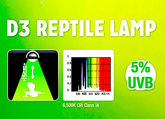 Reptile Systems D3 Reptile Lamp T8 5% Люминесцентная лампа для Рептилий Т8 15Вт UV-B 5% 45 см 6500 K - Кликните на картинке чтобы закрыть