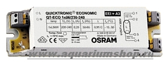 OSRAM QUICKTRONIC ECONOMIC QT-ECO 1x36/230-240 (1xL36W) (150x40x28) ЭПРА - Кликните на картинке чтобы закрыть